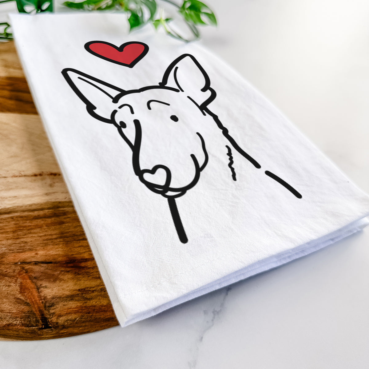 Love Always Belgian Malinois - Tea Towel