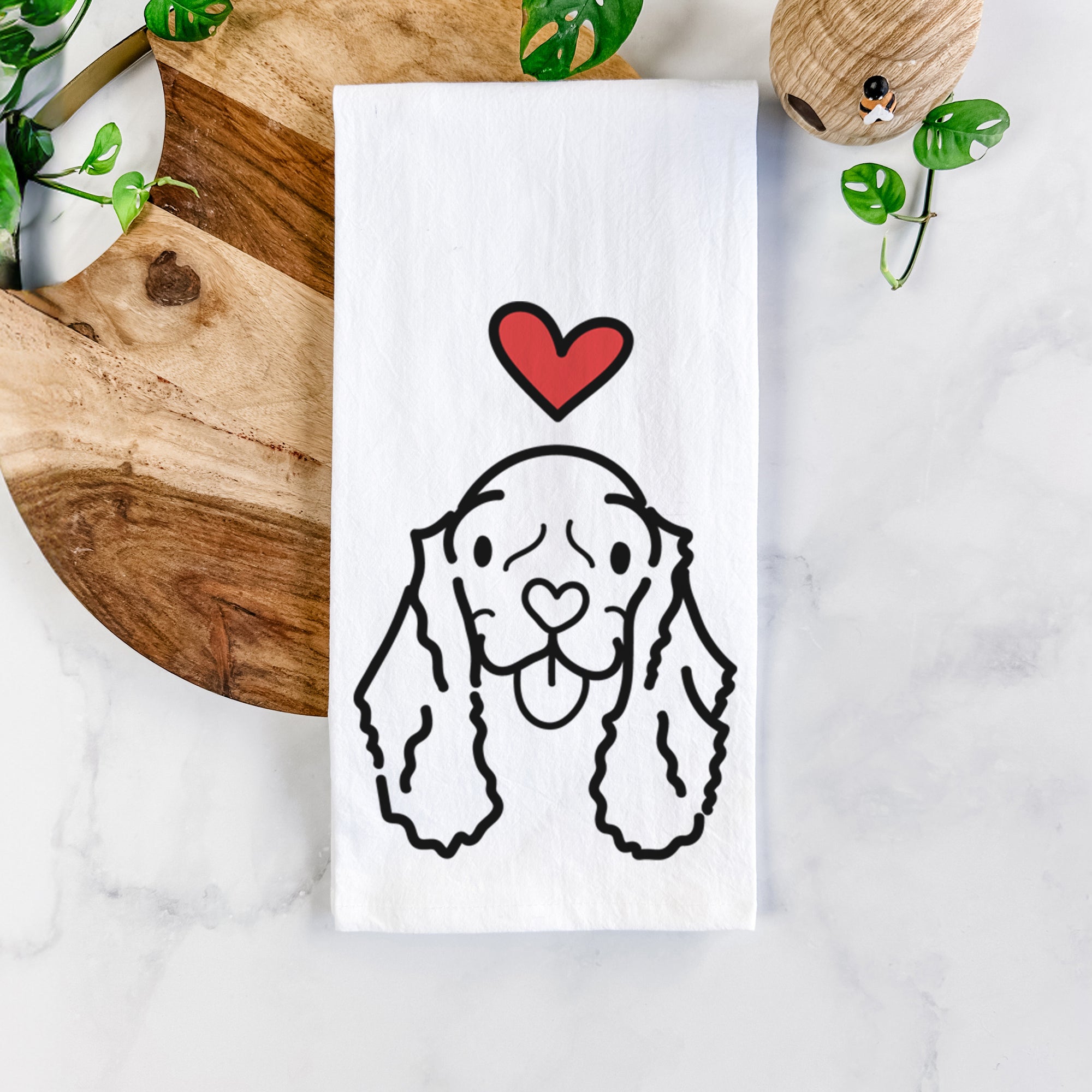 Love Always American Cocker Spaniel - Bella - Tea Towel