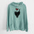 Love Always Black Cat - Bella - Unisex Pigment Dyed Hoodie