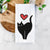 Love Always Black Cat - Bella - Tea Towel