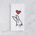 Love Always Rex Rabbit - Betsy - Tea Towel