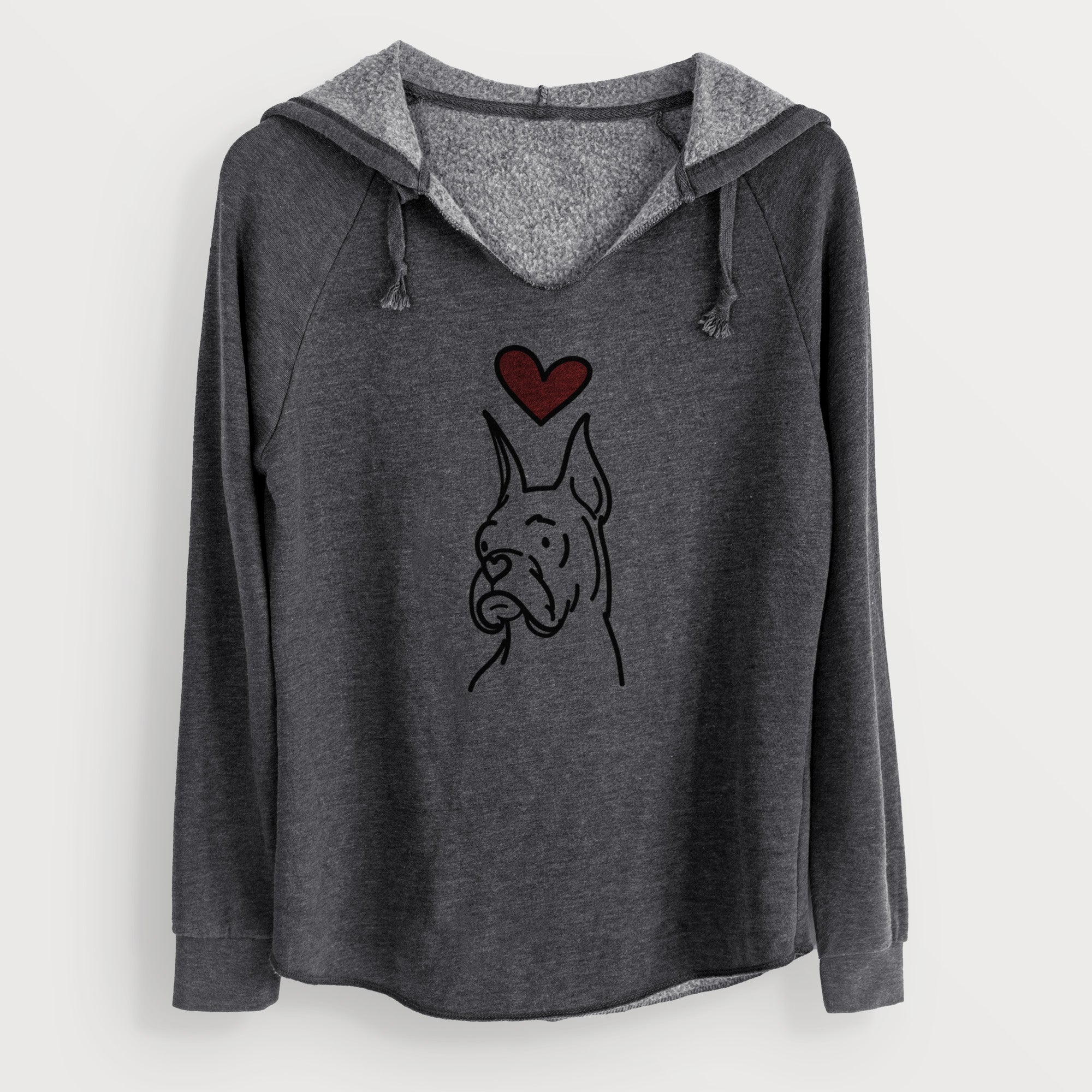 Love Always Rescue Boxer - Billy - Cali Wave Hooded Sweatshirt