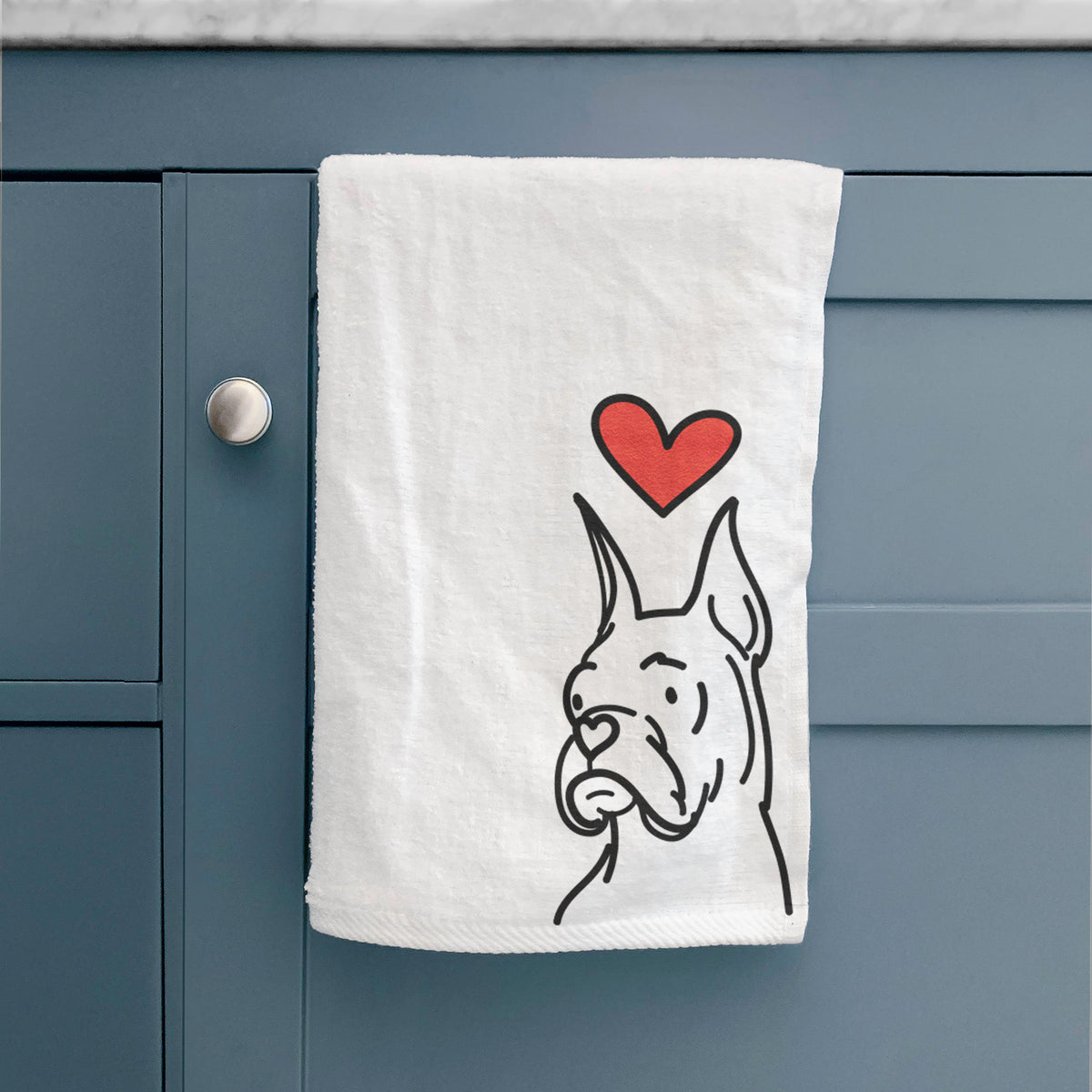 Love Always Rescue Boxer - Billy - Hand Towel