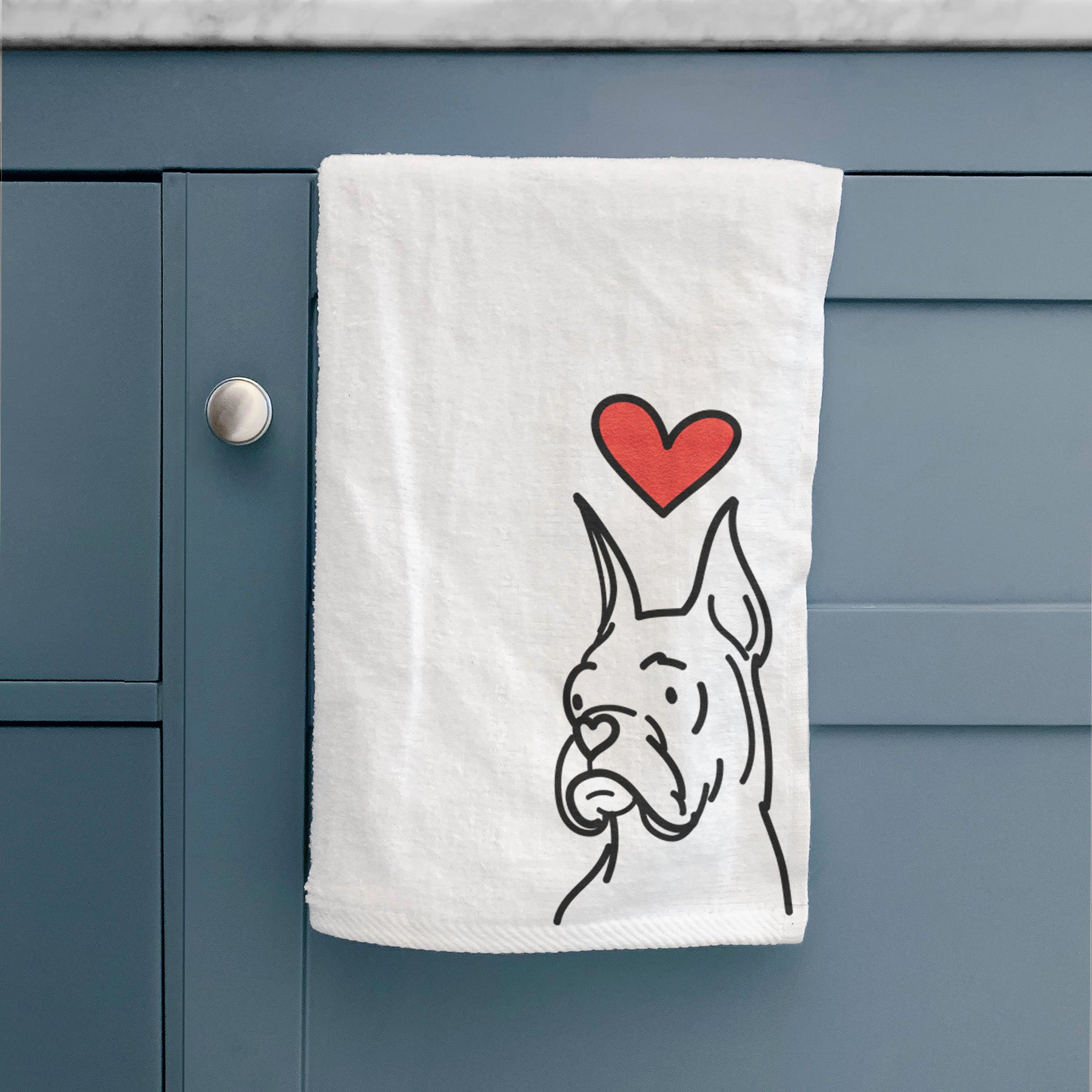 Love Always Rescue Boxer - Billy - Hand Towel