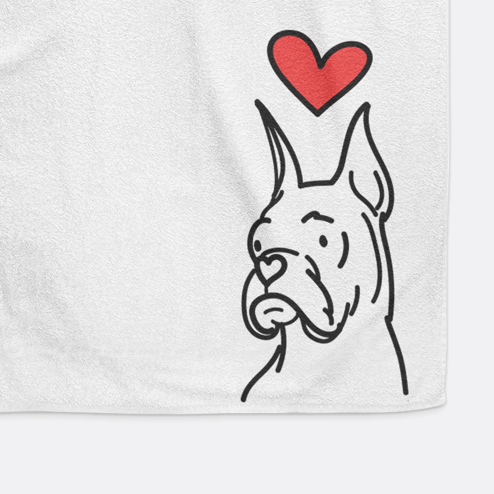 Love Always Rescue Boxer - Billy - Hand Towel