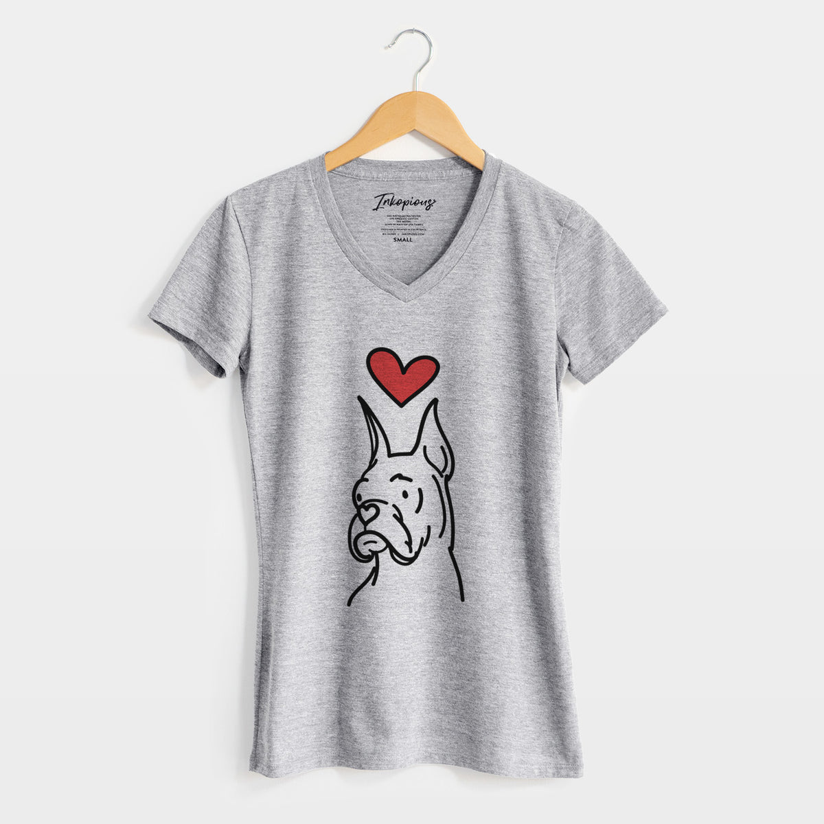 Love Always Rescue Boxer - Billy - Women's Perfect V-neck Shirt