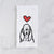 Love Always Bloodhound - Tea Towel