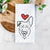 Love Always Shepherd Mix - Bodhi - Tea Towel