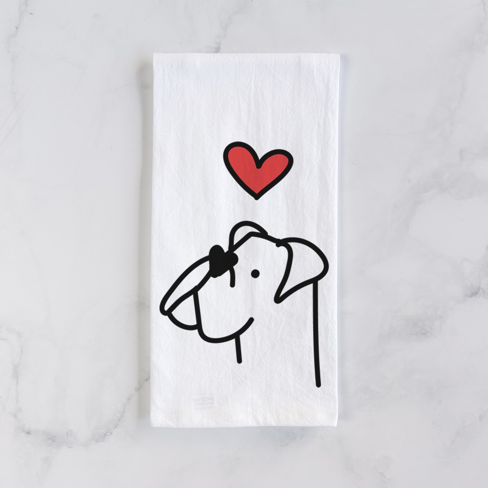 Love Always Boxer - Tea Towel