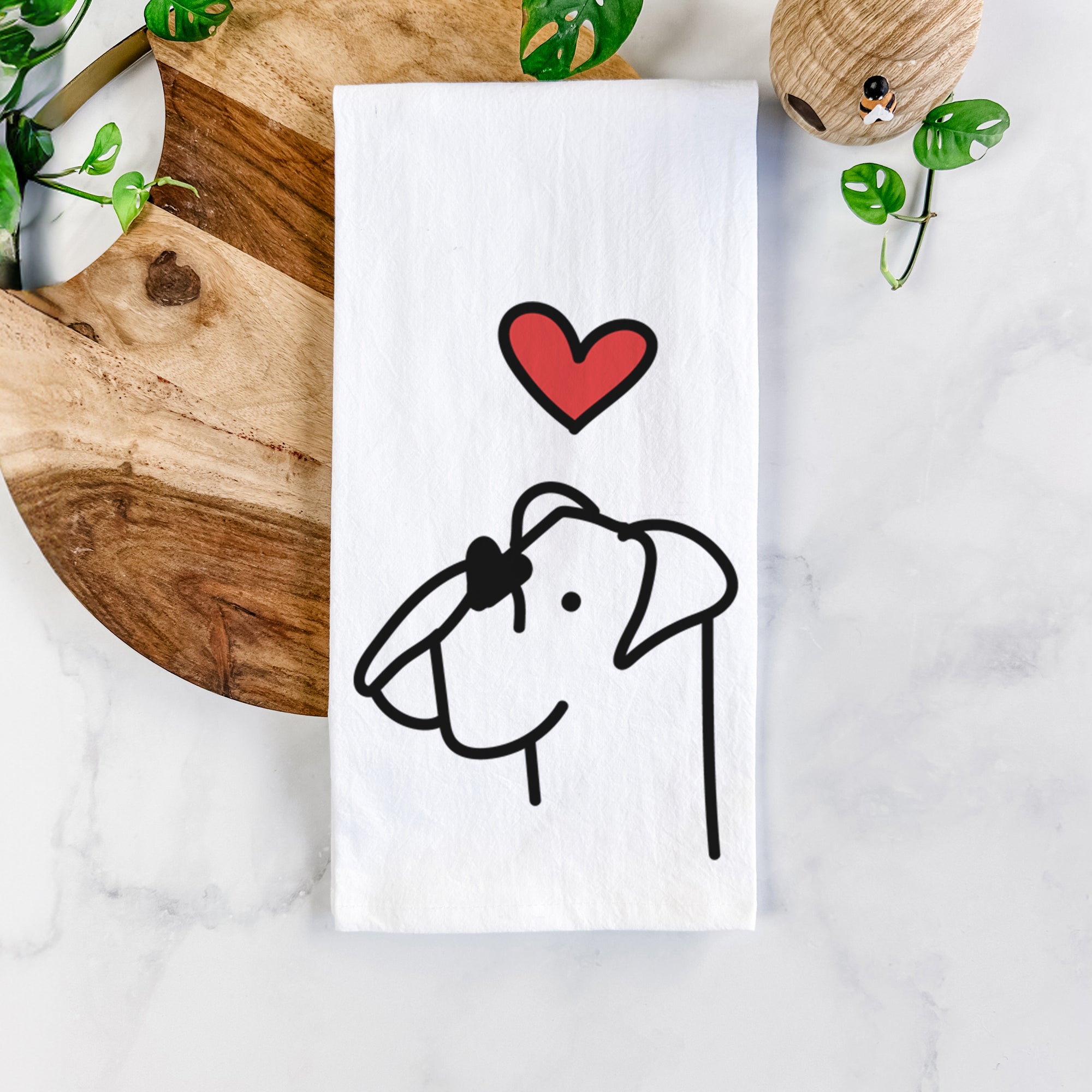 Love Always Boxer - Tea Towel