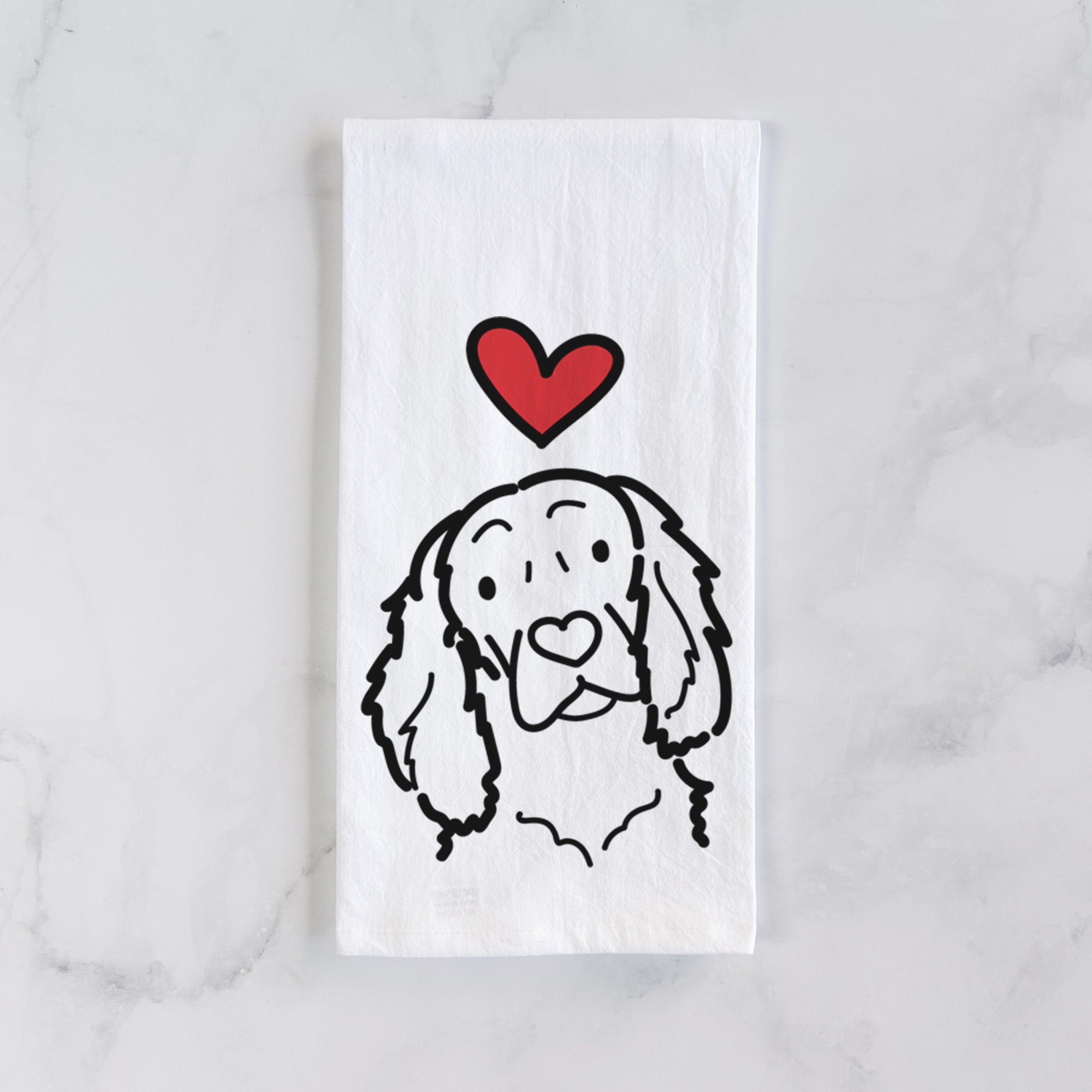 Love Always Boykin Spaniel - Tea Towel