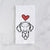 Love Always Great Dane - Bruce - Tea Towel