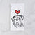 Love Always Bull Mastiff - Vivian - Tea Towel