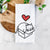 Love Always Cat in a Box - Charlie - Tea Towel