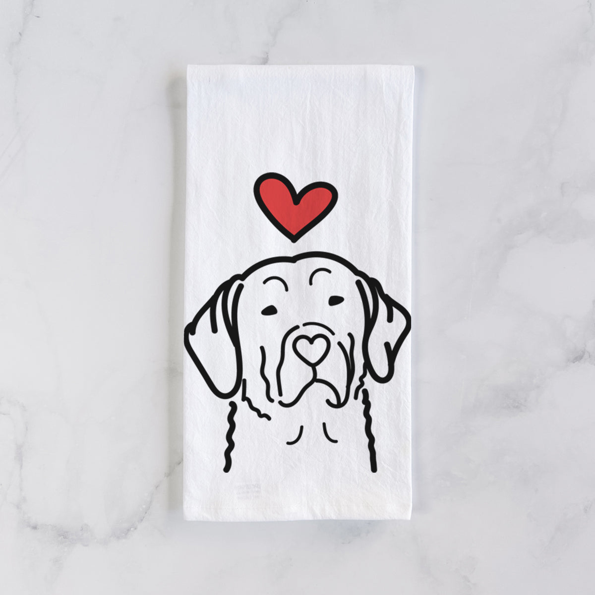 Love Always Chesapeake Bay Retriever - Tea Towel