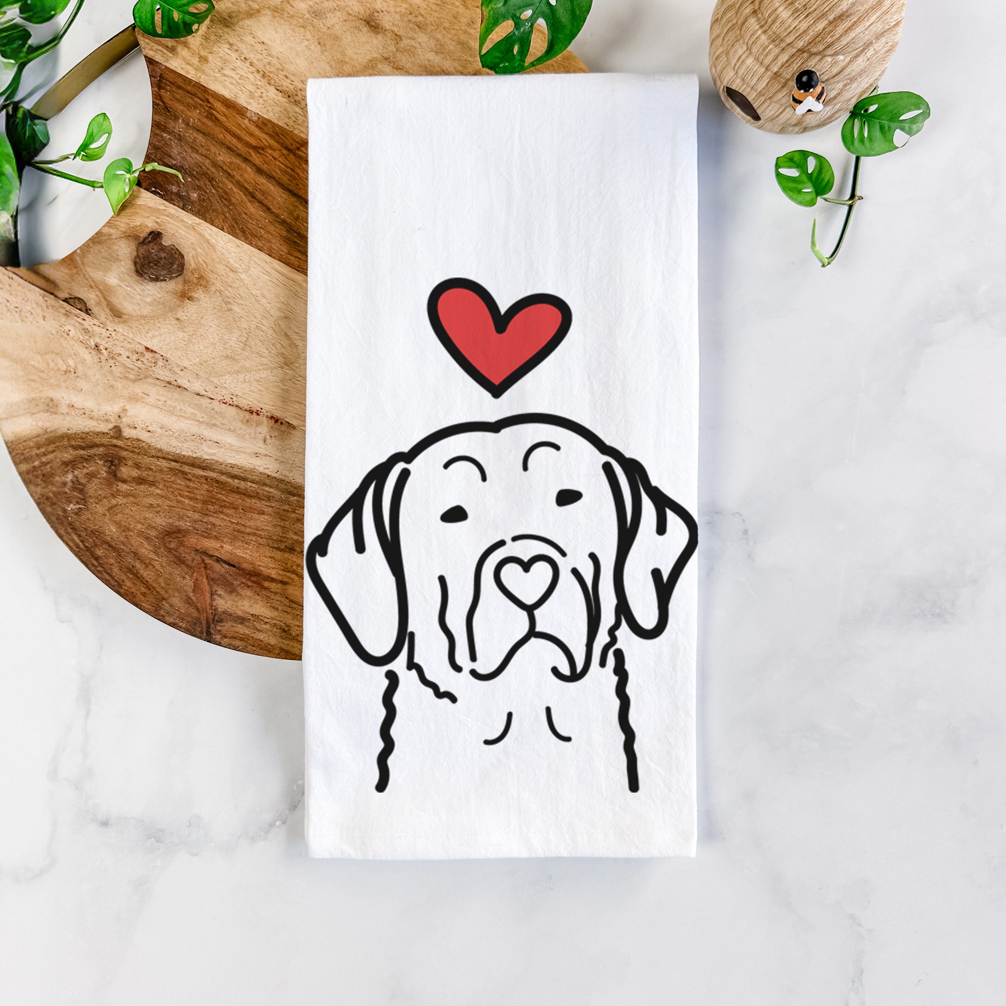 Love Always Chesapeake Bay Retriever - Tea Towel