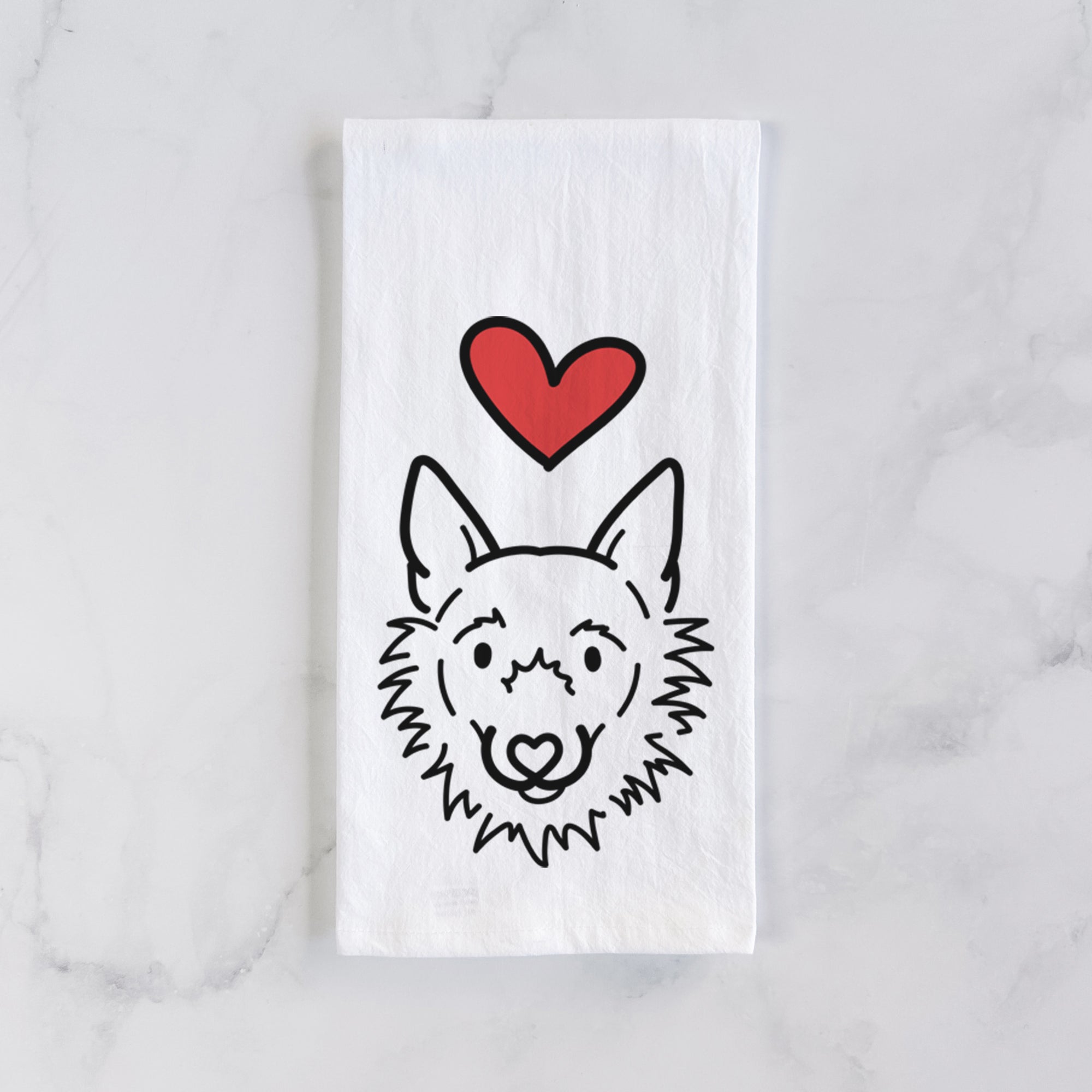 Love Always Super Mutt - Chewy - Tea Towel