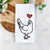 Love Always Chicken - Daisy - Tea Towel