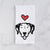 Love Always Dalmatian - Tea Towel