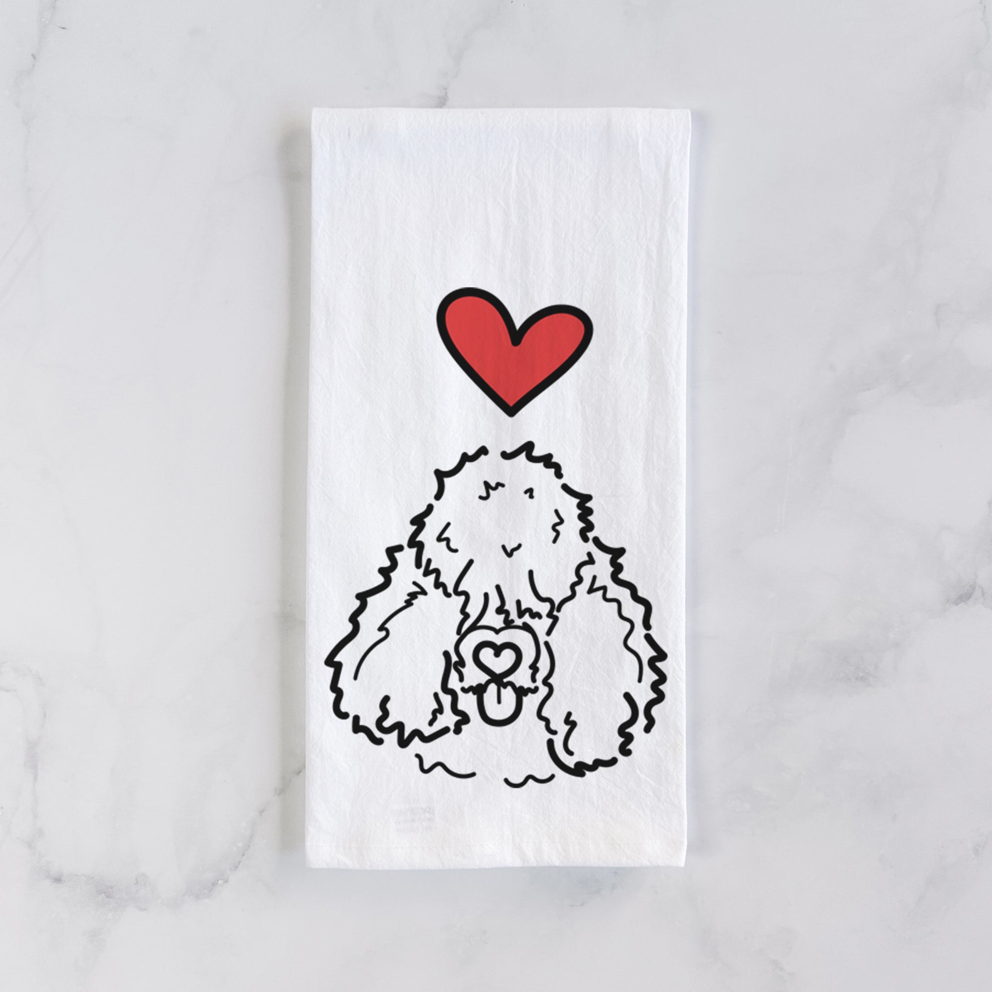 Love Always Bouvier des Flandres - Deeogey - Tea Towel