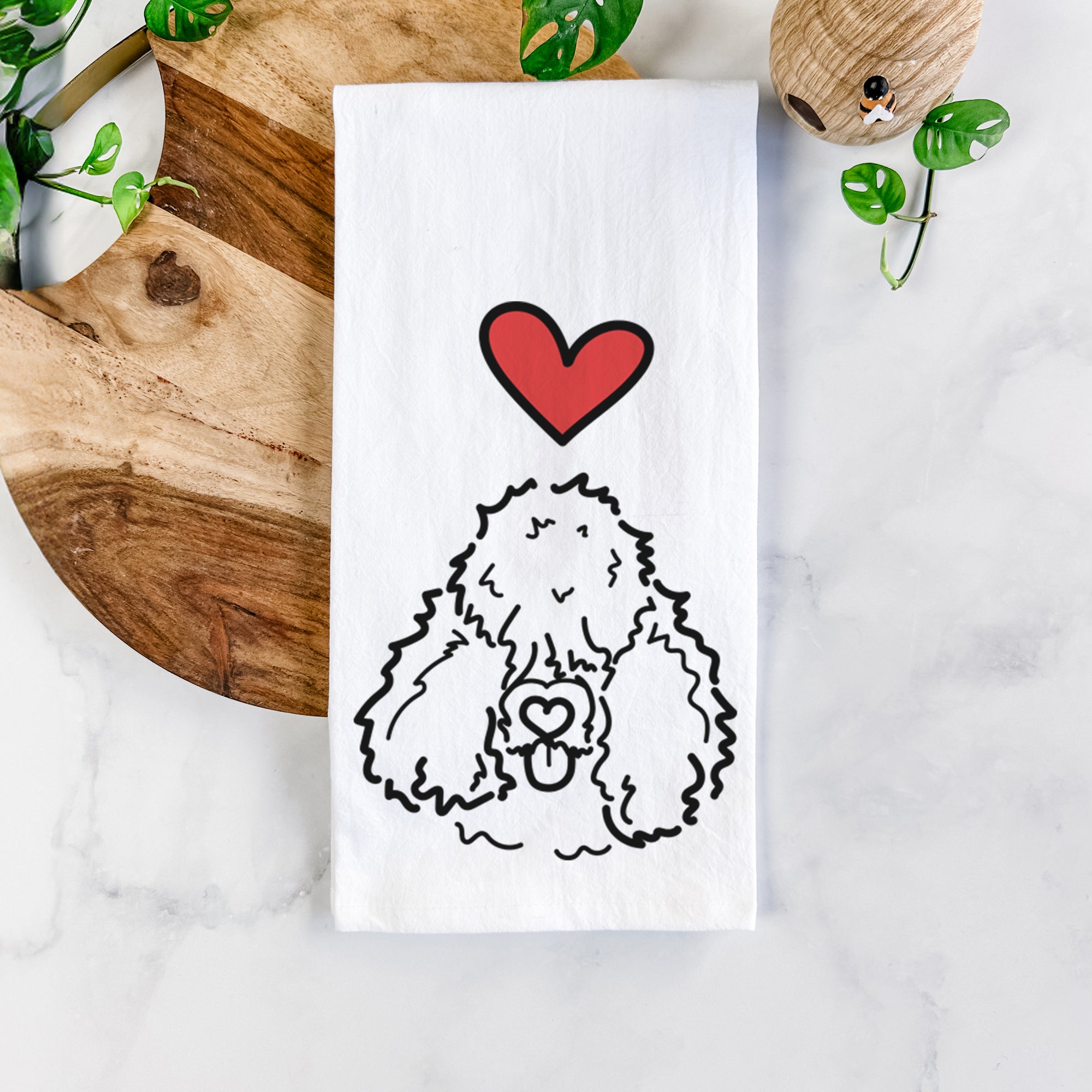 Love Always Bouvier des Flandres - Deeogey - Tea Towel