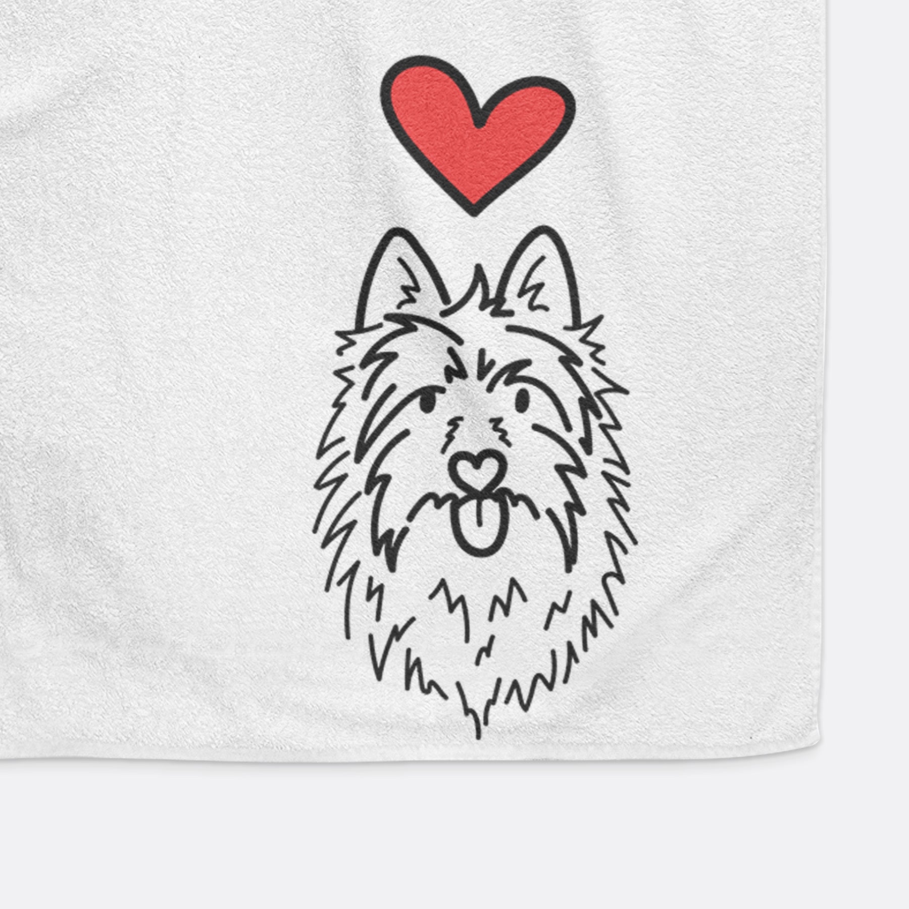 Love Always Australian Terrier - Digger - Decorative Hand Towel