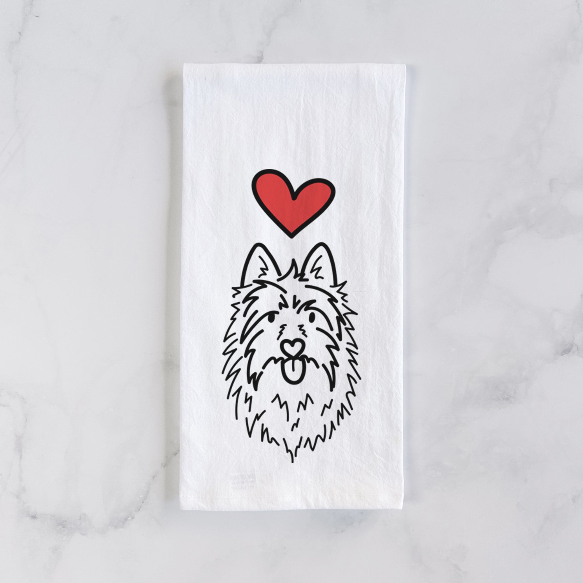 Love Always Australian Terrier - Digger - Tea Towel