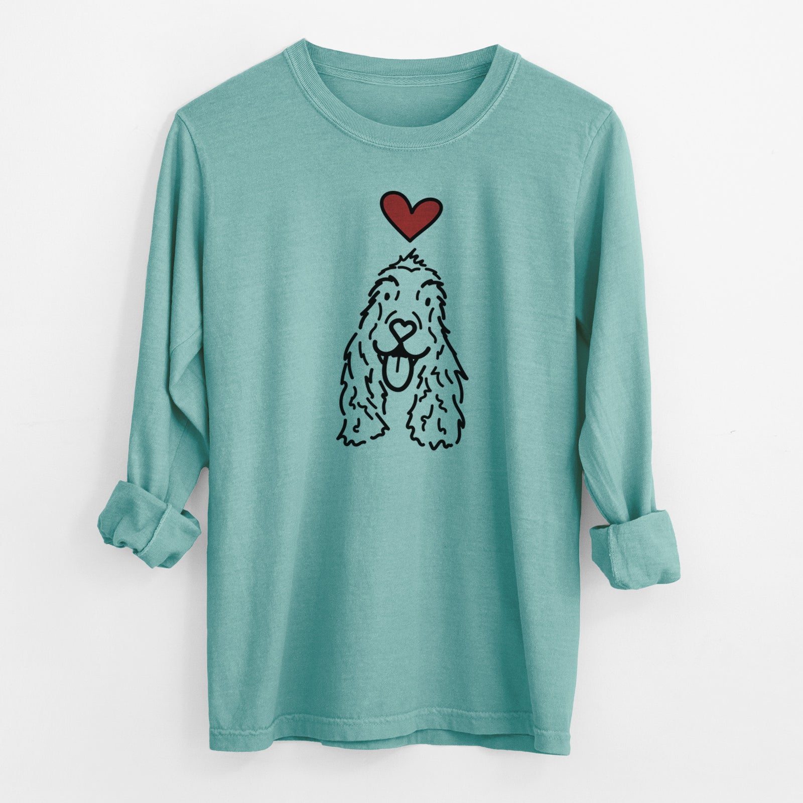 Love Always English Cocker Spaniel - Dolly - Heavyweight 100% Cotton Long Sleeve