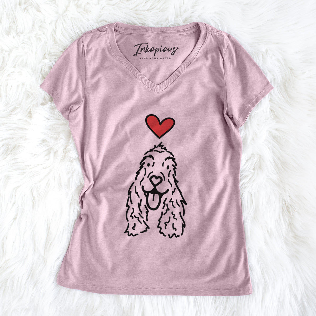 Love Always English Cocker Spaniel - Dolly - Women's Perfect V-neck Shirt