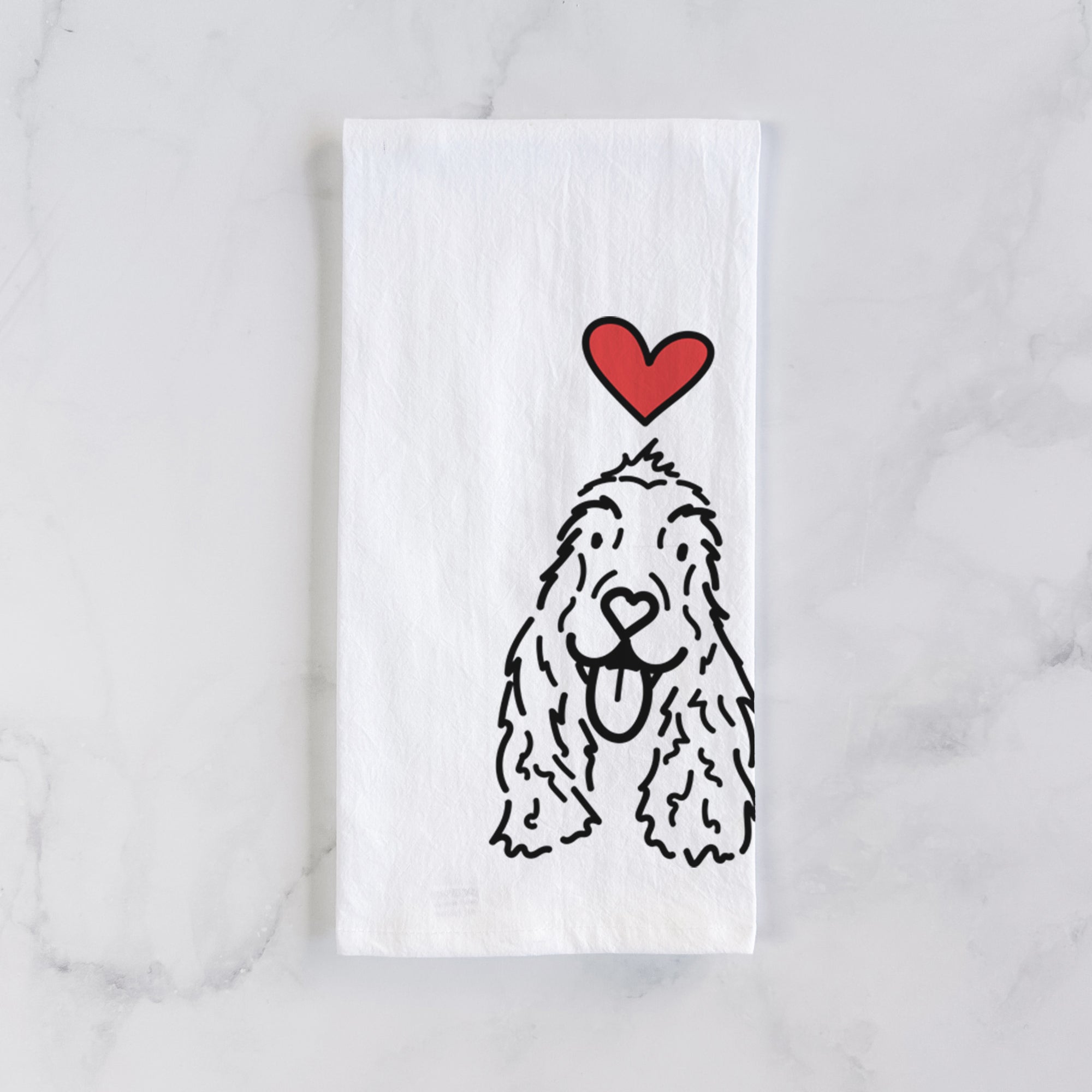 Love Always English Cocker Spaniel - Dolly - Tea Towel