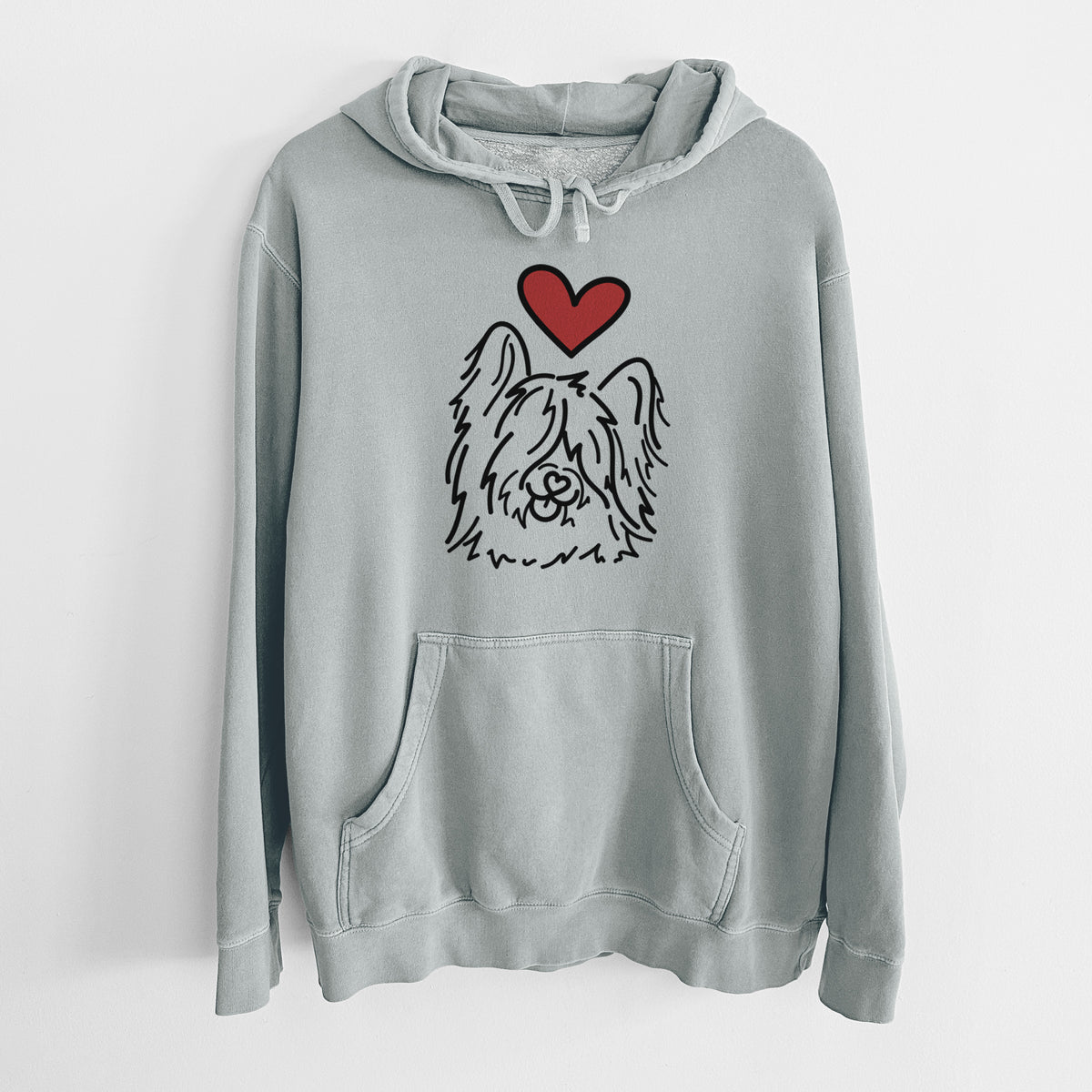 Love Always Skye Terrier - Dougal - Unisex Pigment Dyed Hoodie
