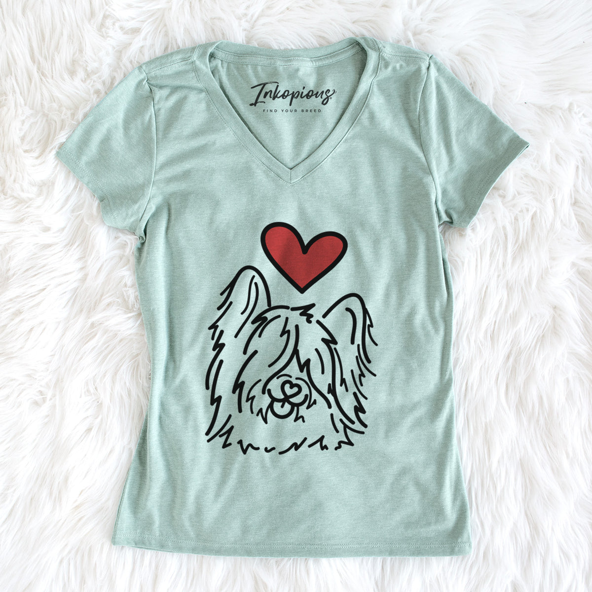 Love Always Skye Terrier - Dougal - Women's Perfect V-neck Shirt