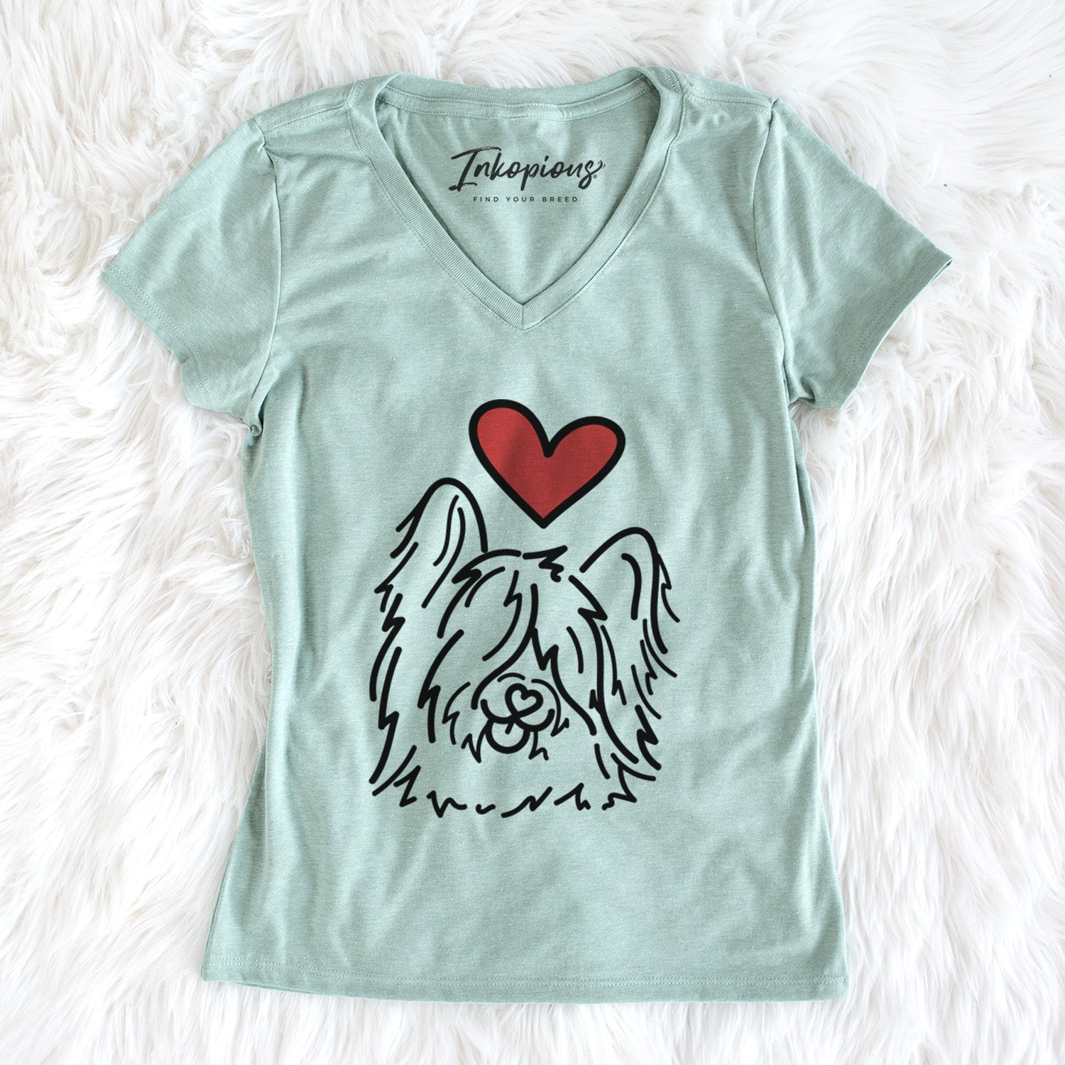 Love Always Skye Terrier - Dougal - Women's Perfect V-neck Shirt