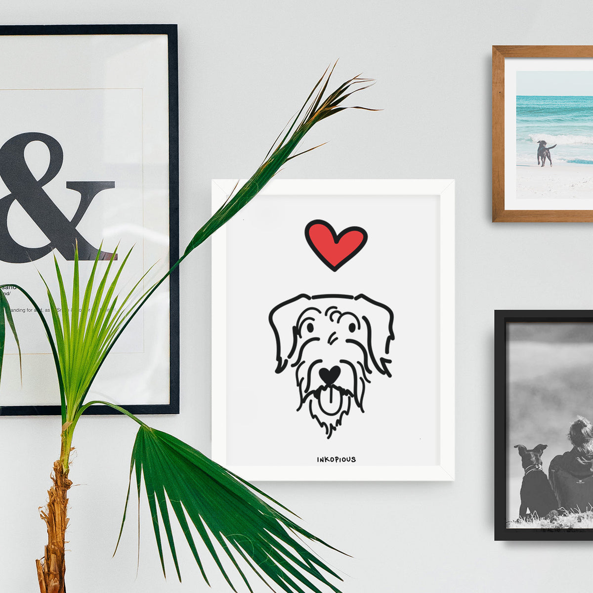 Love Always Doodle - Dug Art Print