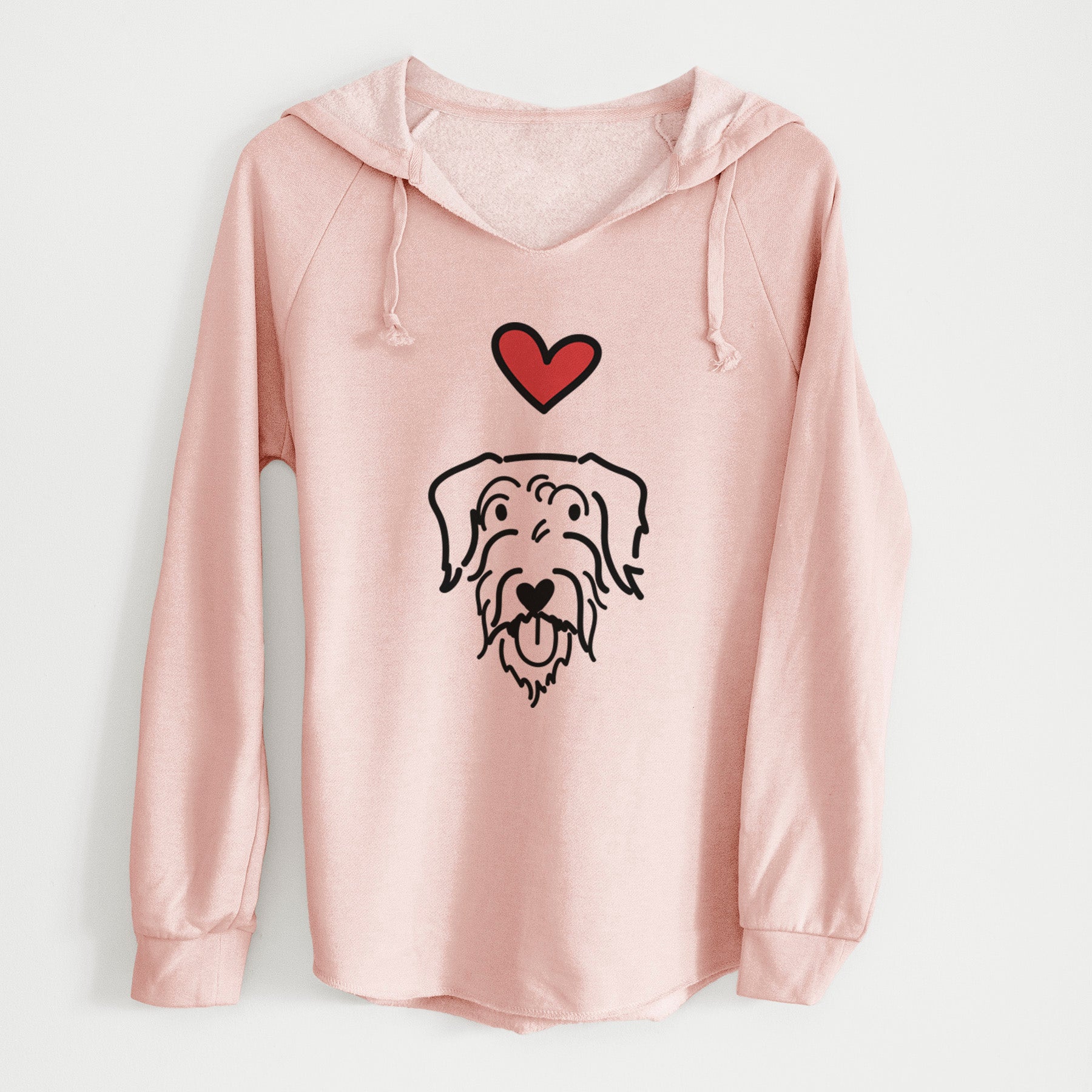 Love Always Doodle - Dug - Cali Wave Hooded Sweatshirt