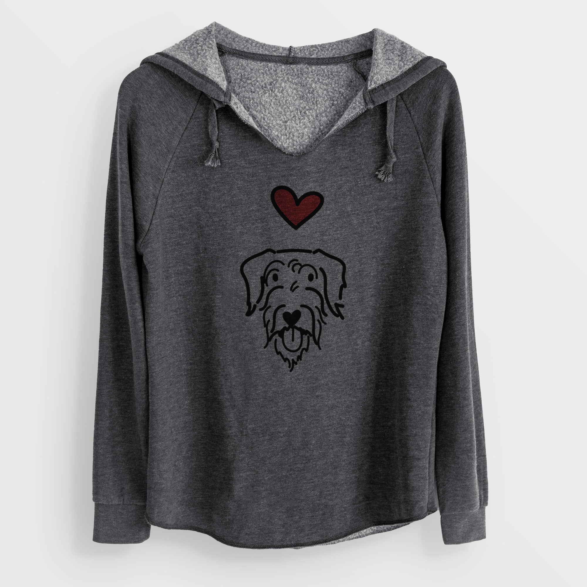 Love Always Doodle - Dug - Cali Wave Hooded Sweatshirt