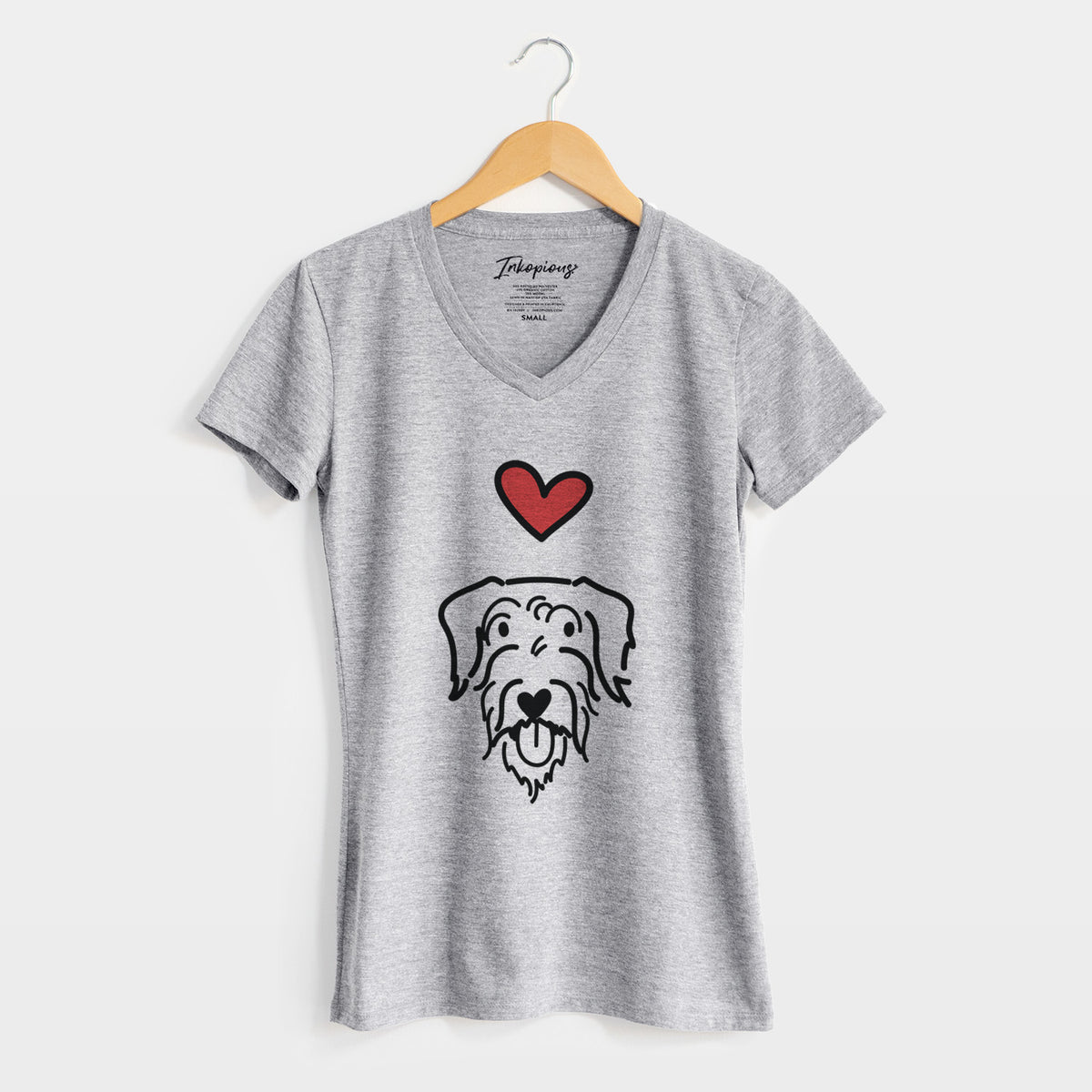 Love Always Doodle - Dug - Women's Perfect V-neck Shirt