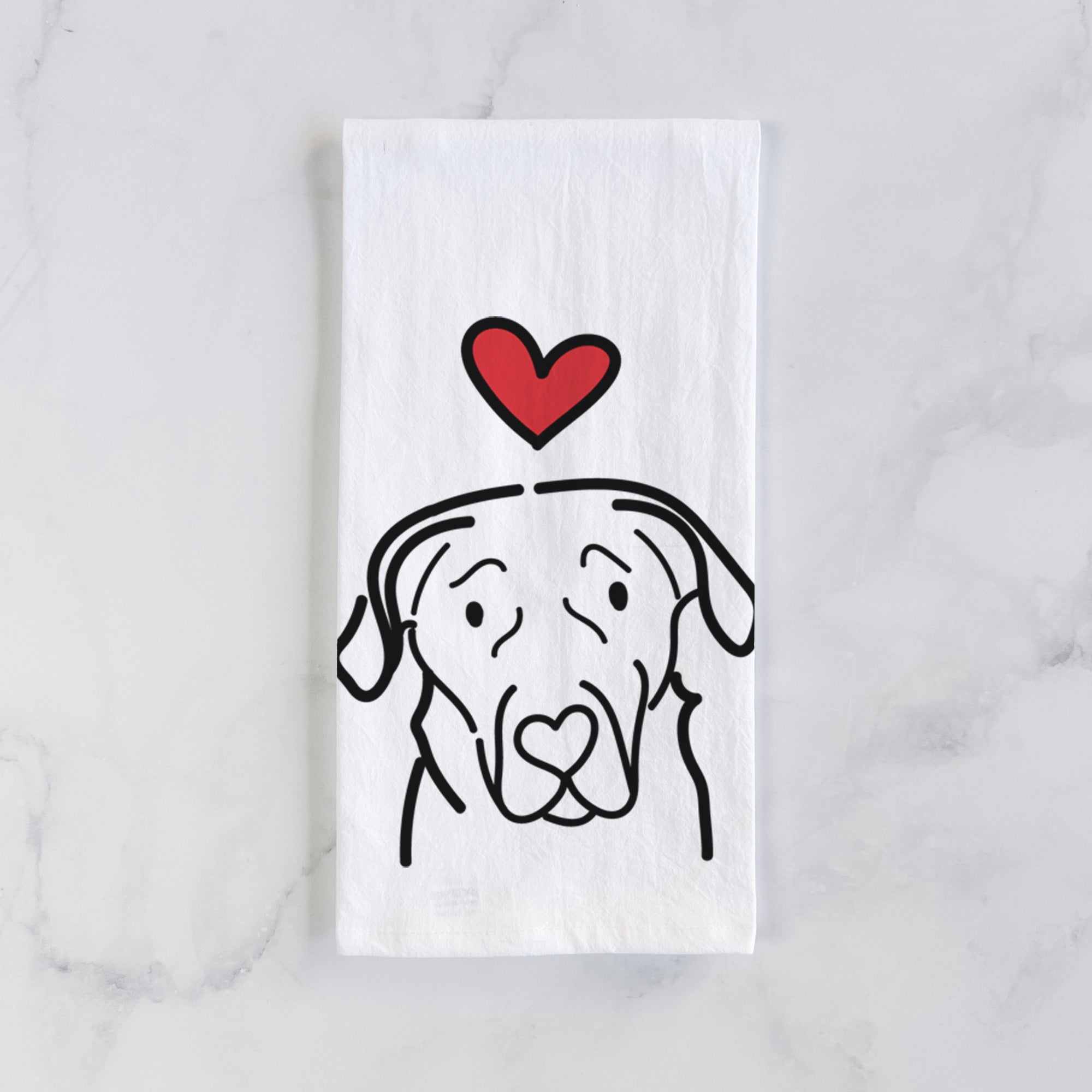 Love Always English Labrador - Tea Towel