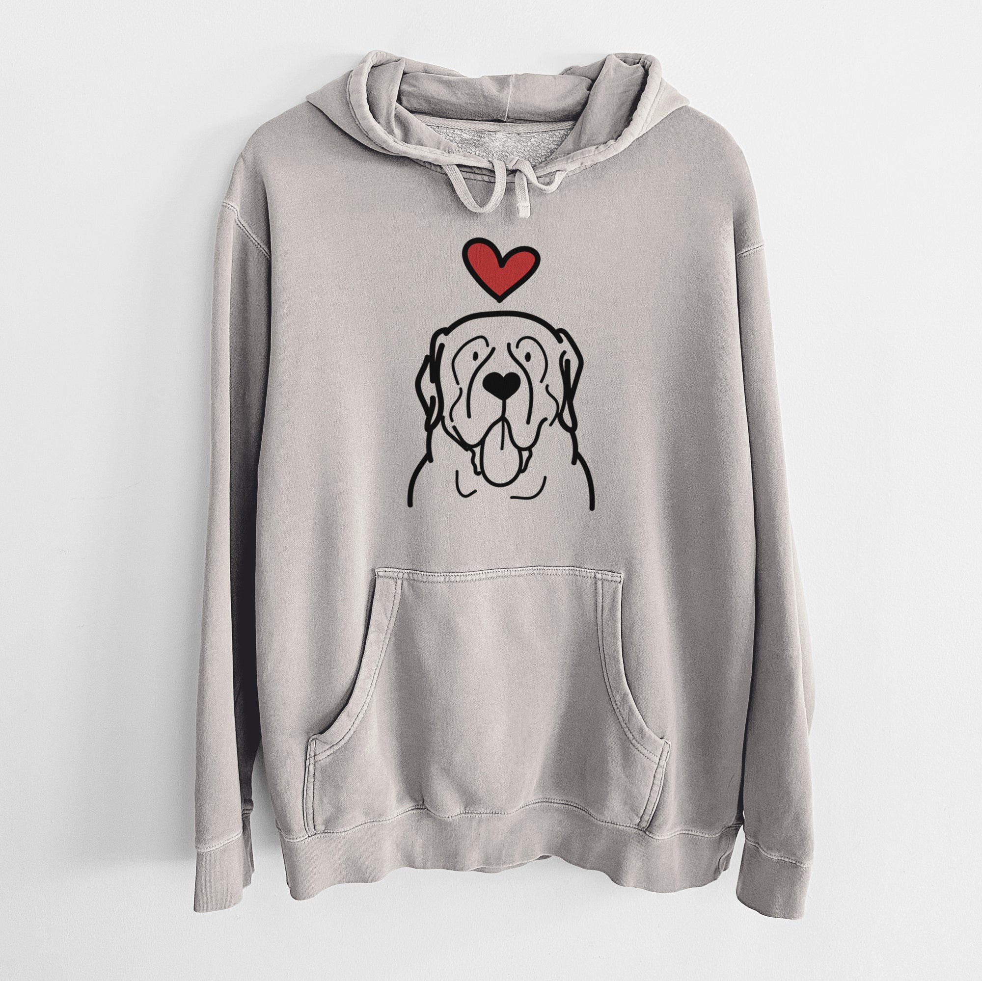 Love Always English Mastiff - Unisex Pigment Dyed Hoodie