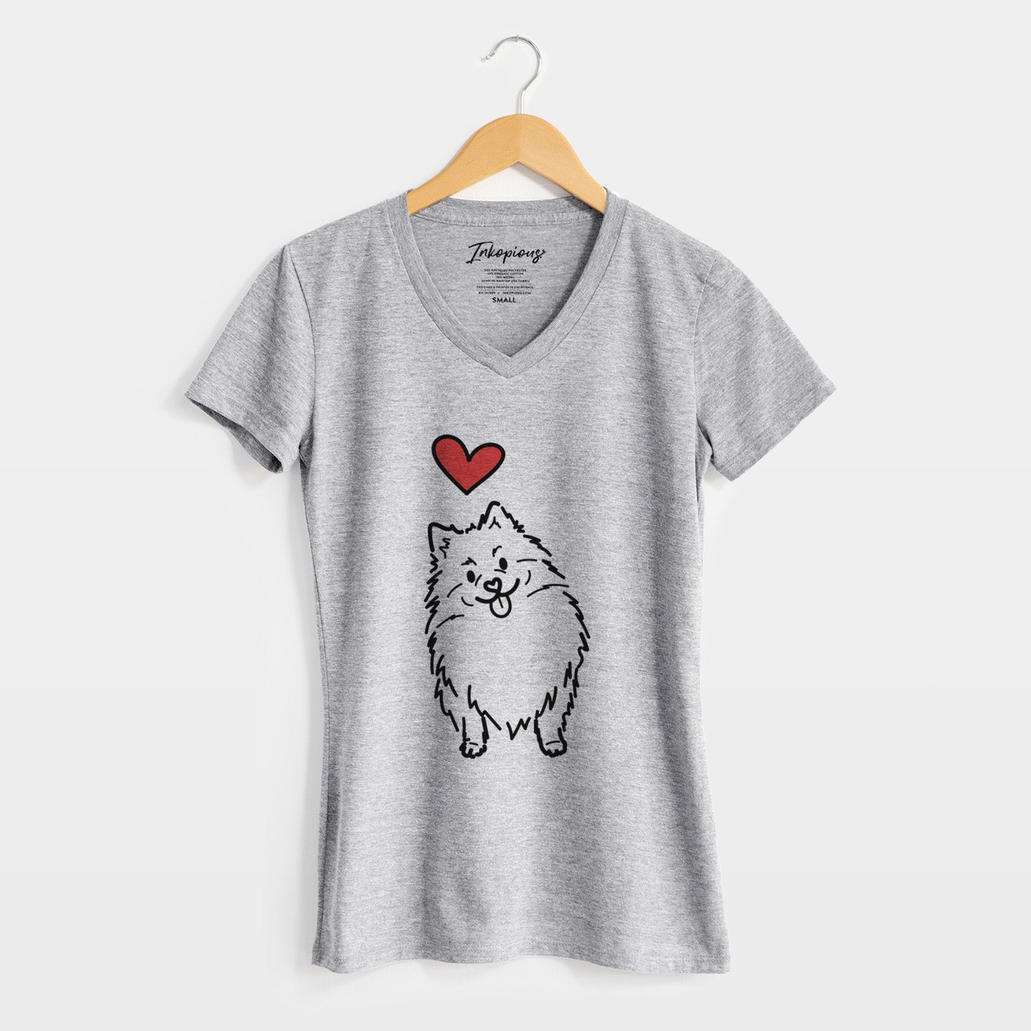 Love Always Pomeranian - Fern - Women's Perfect V-neck Shirt