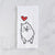 Love Always Pomeranian - Fern - Tea Towel