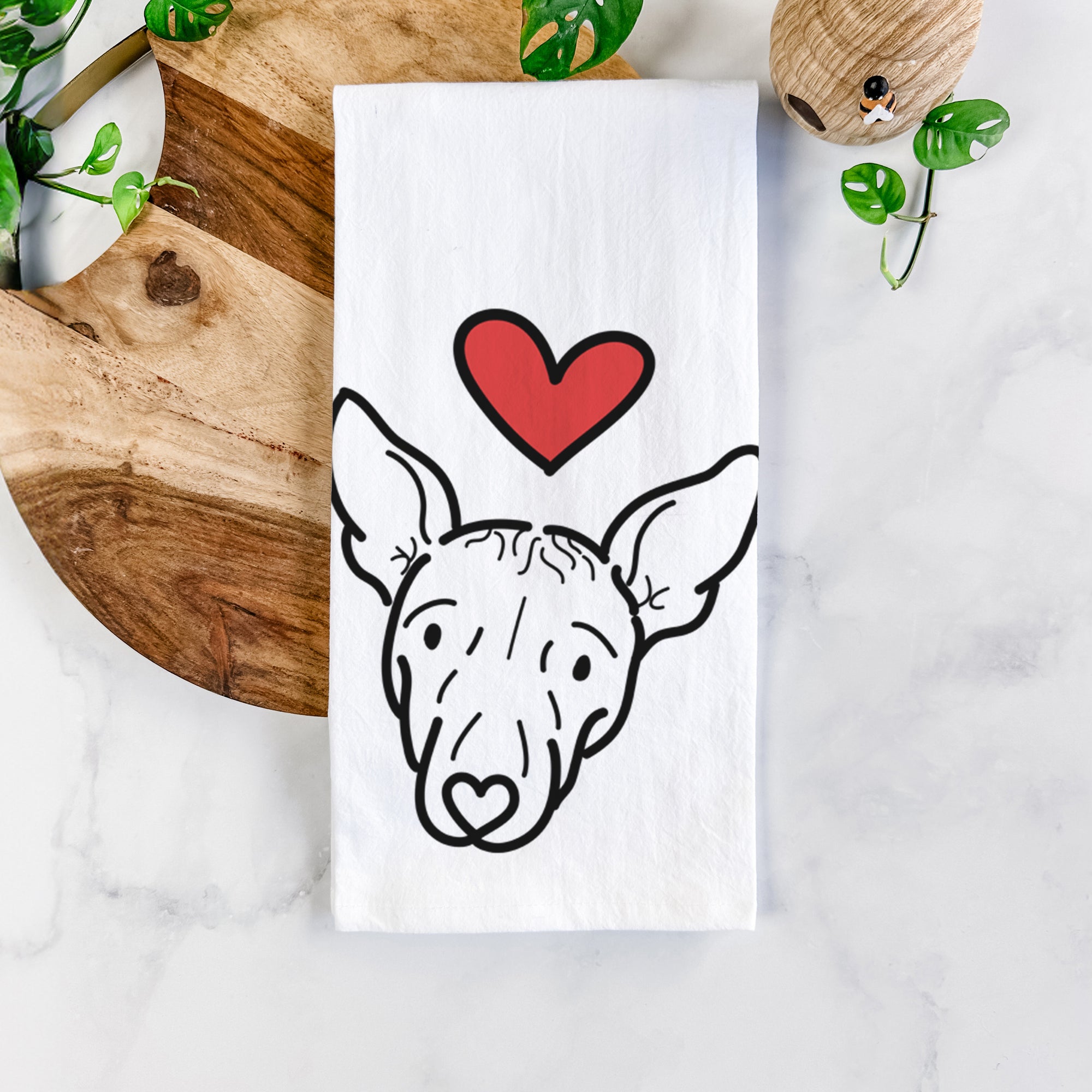 Love Always American Hairless Terrier - Georgia - Tea Towel