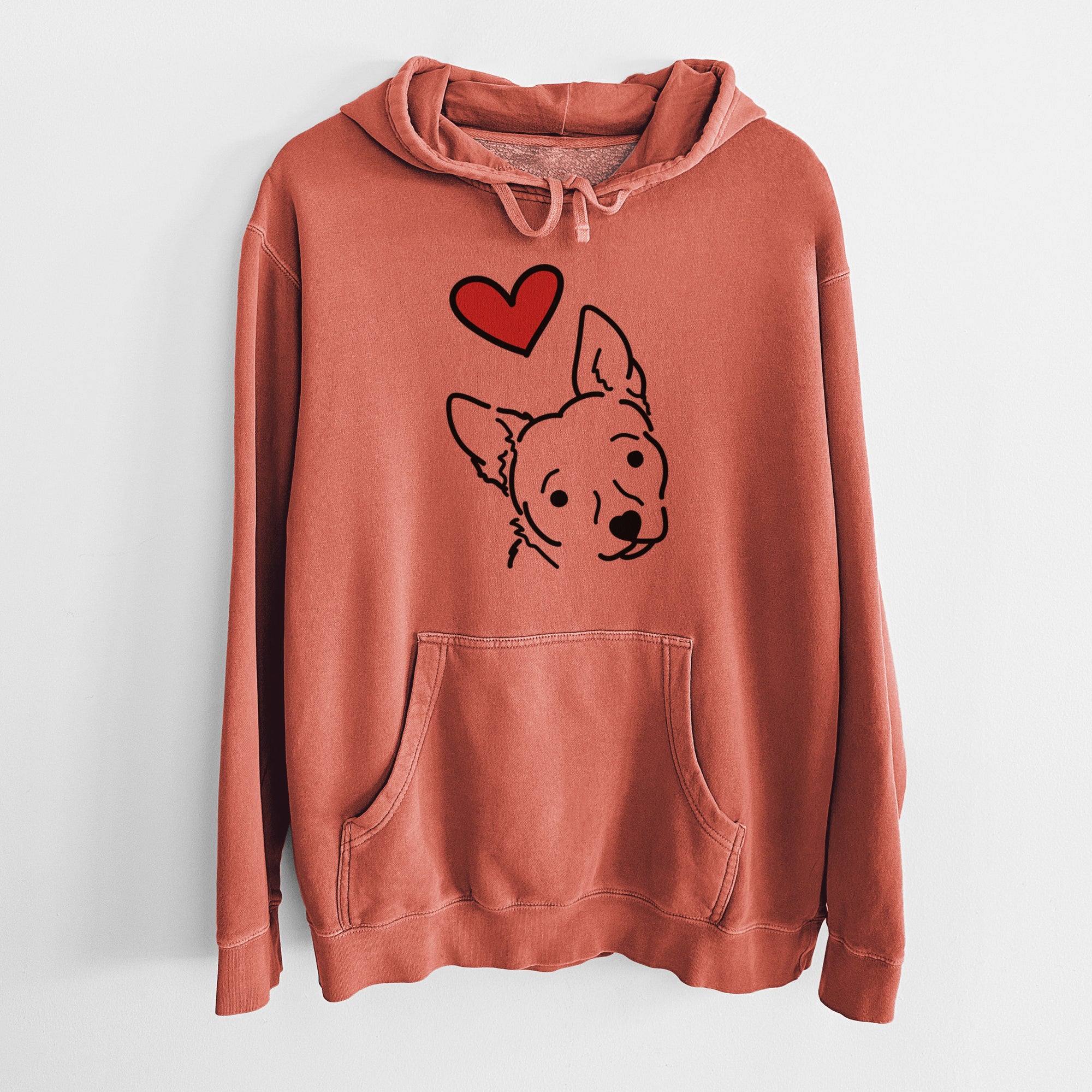 Love Always Chihuahua Mix - GiGi - Unisex Pigment Dyed Hoodie