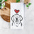 Love Always Golden Retriever - Tea Towel