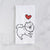 Love Always Pomeranian Mix - Goldie - Tea Towel