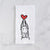 Love Always Great Dane with Cropped Ears - Tea Towel