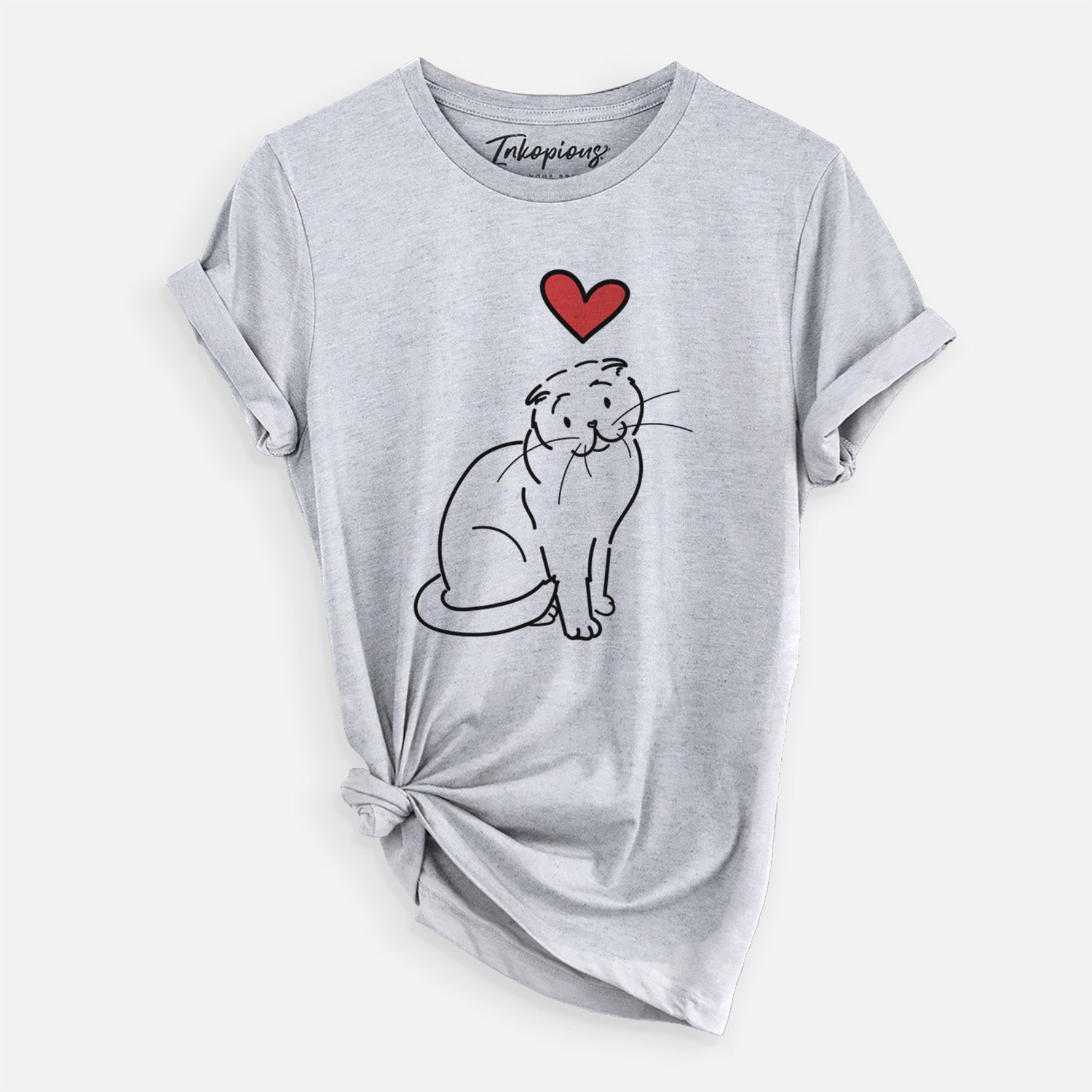 Love Always Scottish Fold Cat - Hank - Unisex Crewneck