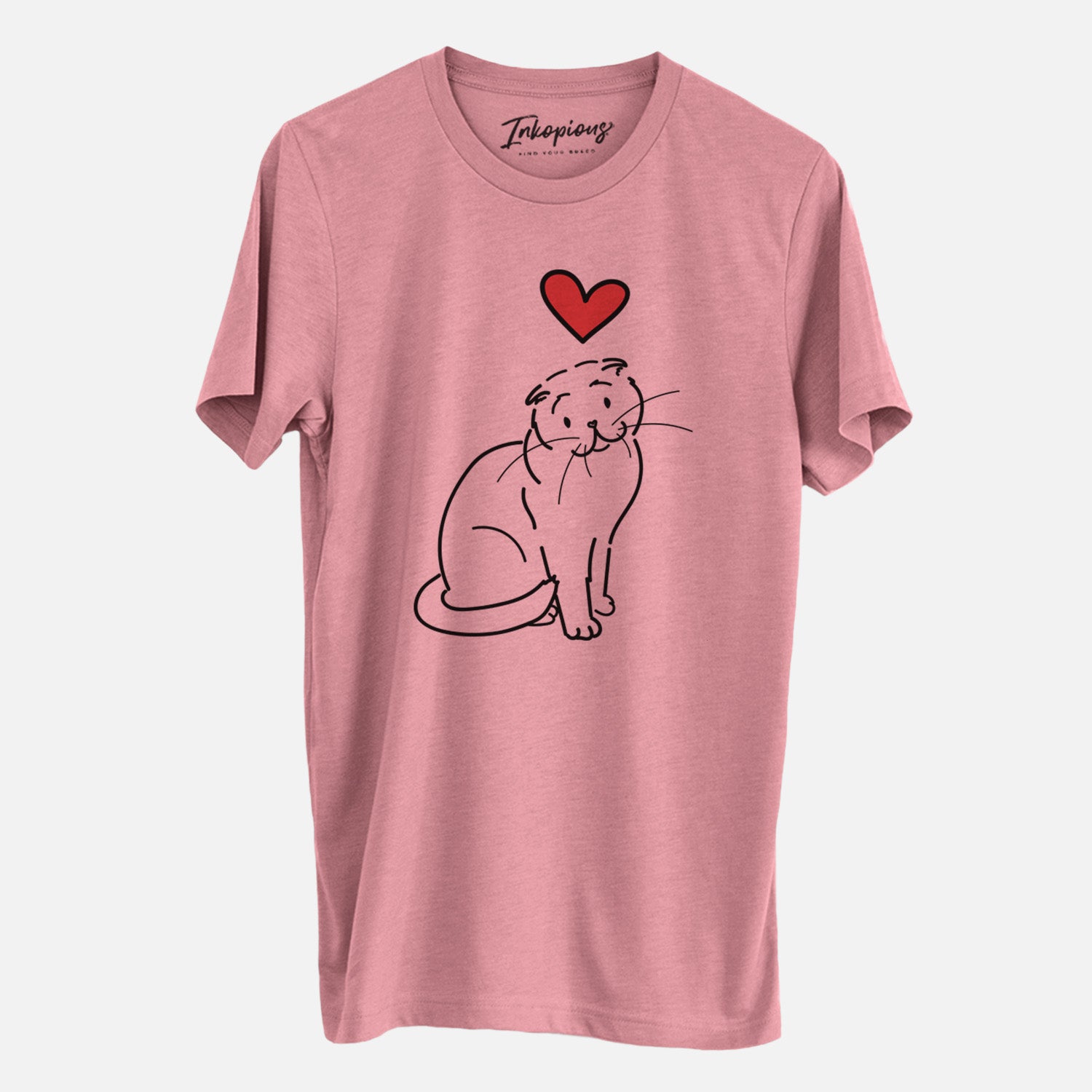 Love Always Scottish Fold Cat - Hank - Unisex Crewneck