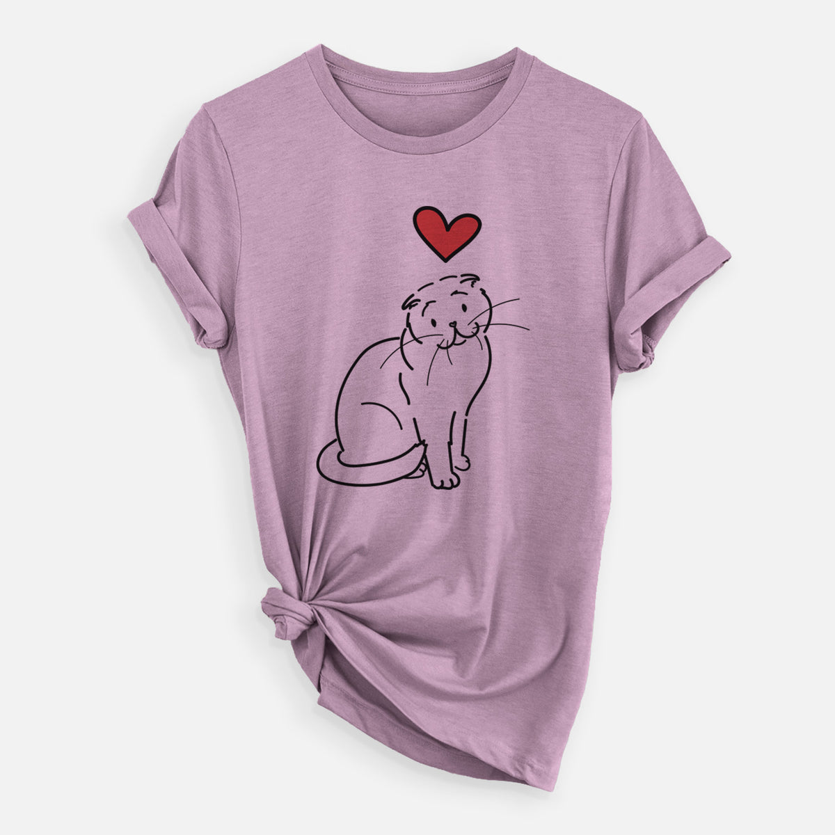 Love Always Scottish Fold Cat - Hank - Unisex Crewneck