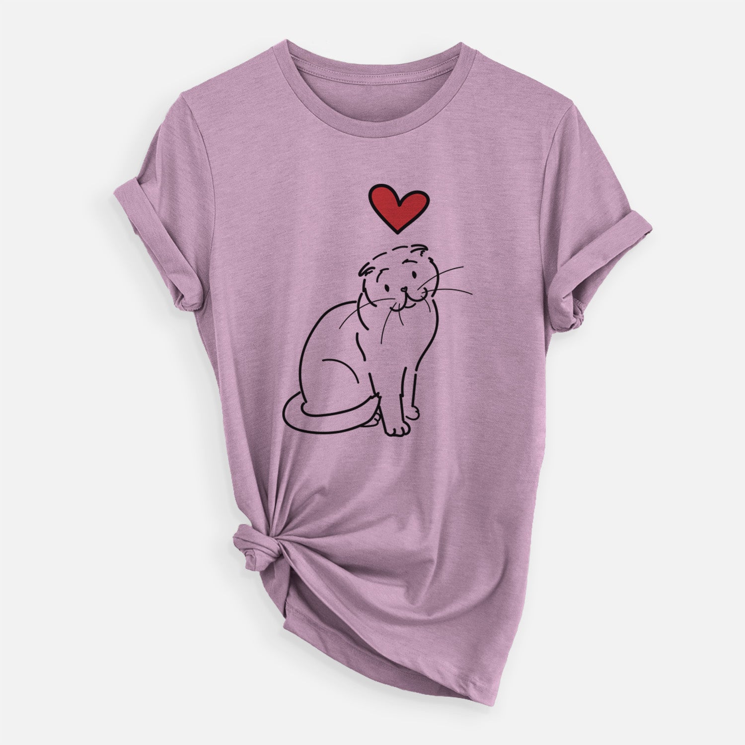 Love Always Scottish Fold Cat - Hank - Unisex Crewneck